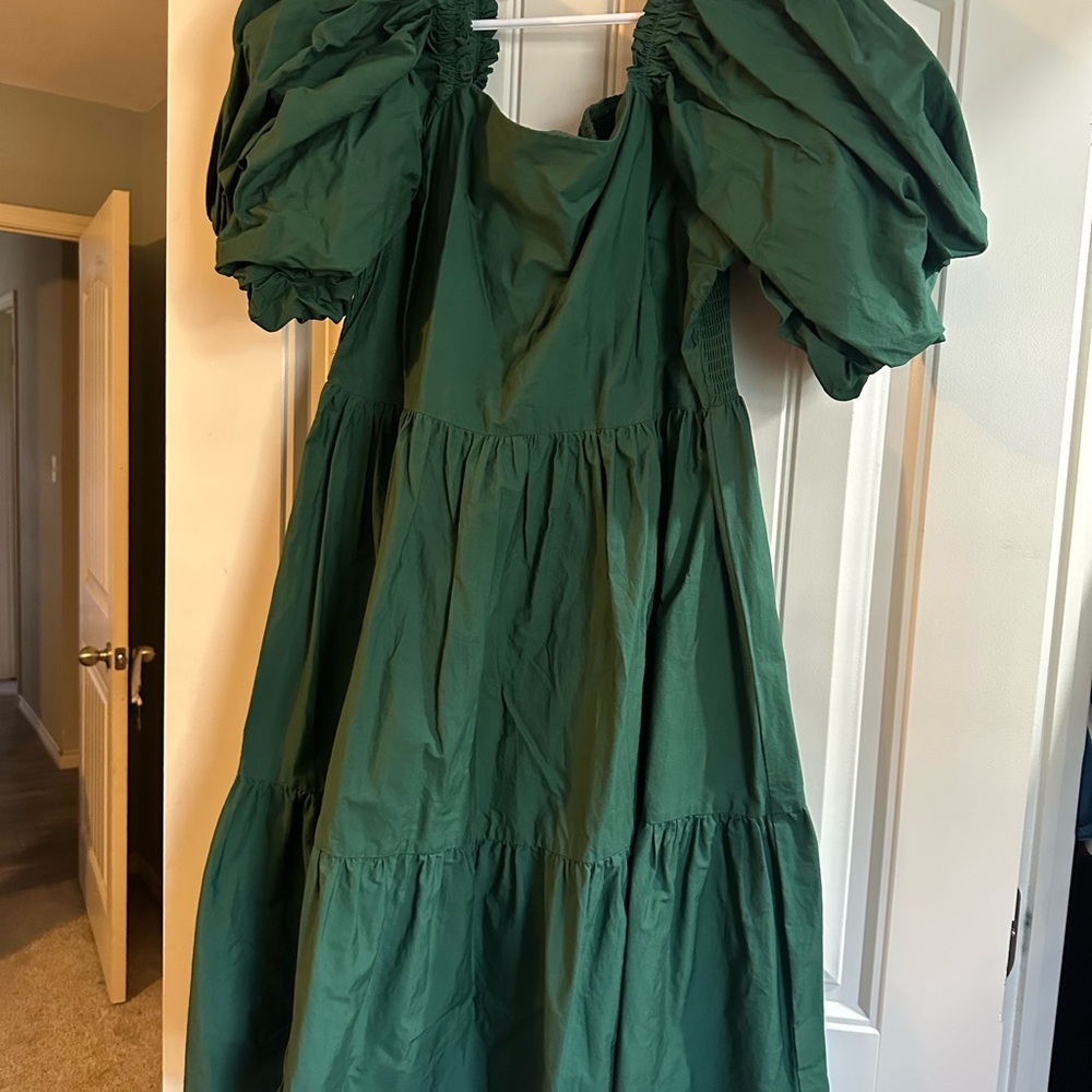 Chic Soul Green Casual Dress